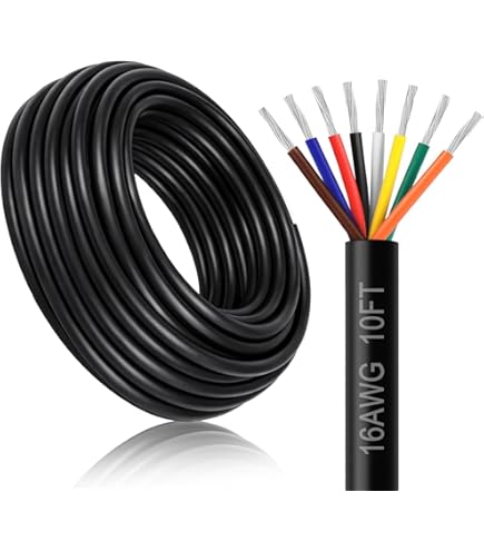 UL2464 Multi-Conductor Cable 8/9/10/12 Core, 18–28 AWG PVC